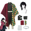 Tomioka Giyuu Cosplay – Kimetsu no Yaiba | Traje Completo + Wig | Adulto & Infantil