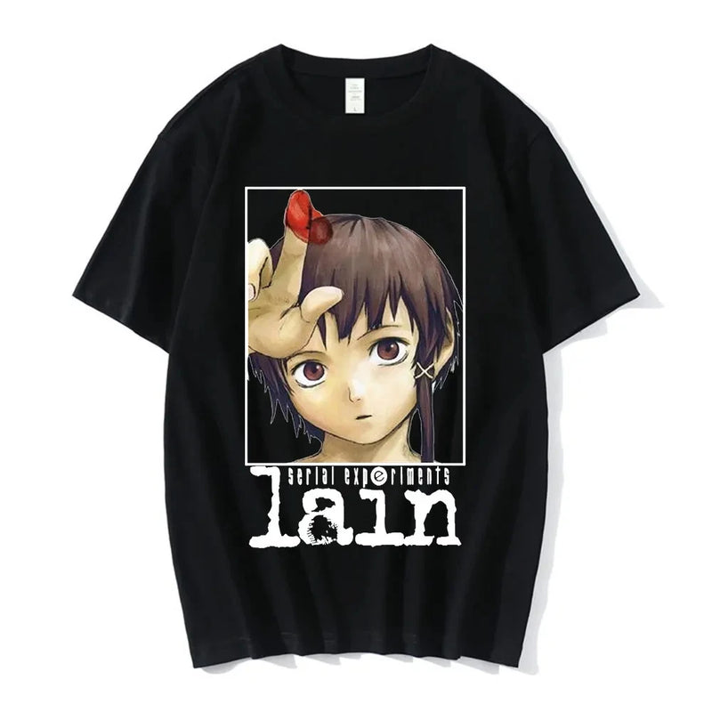 Camiseta Serial Experiments Lain Estilo Manga Unissex