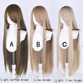 Peruca Longa 100cm – Cores Sólidas | Alta Temperatura | Cosplay Premium + Wig Cap