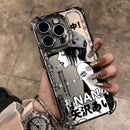 Anime Cool Nana Osaki Line Plating Case For iPhone – Y2K Anti-Fall Airbag Cover