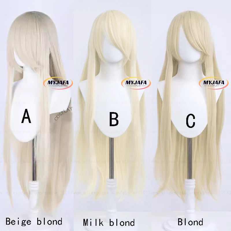 Peruca Longa 100cm – Cores Sólidas | Alta Temperatura | Cosplay Premium + Wig Cap