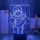 Luminária 3D LED Black Clover – Asta