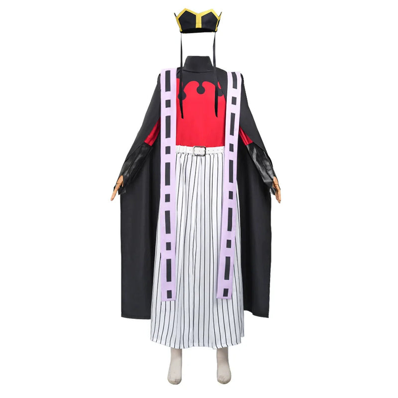 Doma Douma Cosplay – Kimetsu no Yaiba | Kimono + Acessórios + Wig | Traje Completo Unissex