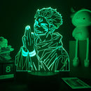 Luminária 3D LED Jujutsu Kaisen – Gojo, Itadori, Megumi & Toji