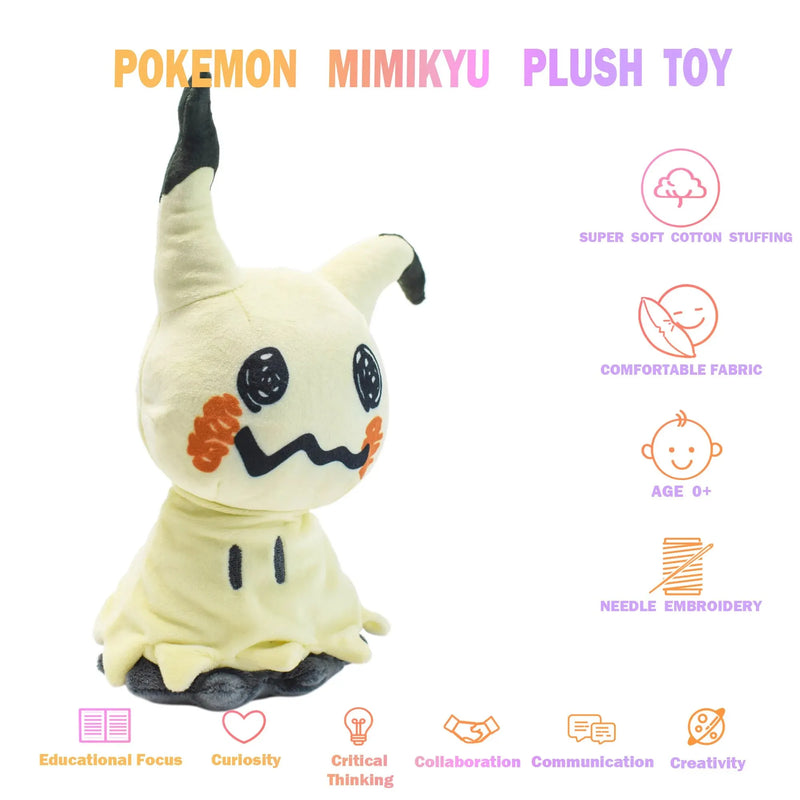 Pelúcia Pokémon – Mimikyu / Eevee 18cm | Macia, Fofa e Perfeita para Presentear