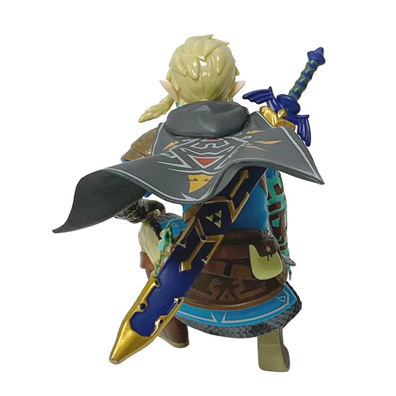 Legend of Zelda Figure – 12cm Link Squatting, PVC Colecionável