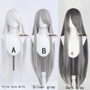 Peruca Longa 100cm – Cores Sólidas | Alta Temperatura | Cosplay Premium + Wig Cap