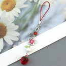 Chaveiro Y2K Morango Fofo – Estilo Doce & Aesthetic