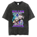 Camiseta Oversized Hunter×Hunter Kurapika Estilo Streetwear Vintage Unissex