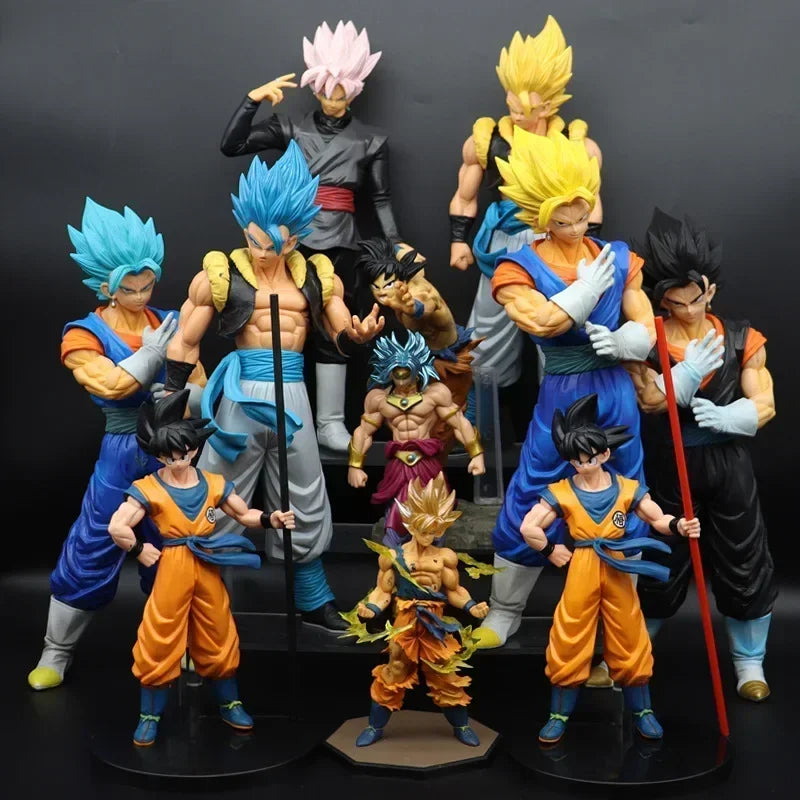 Dragon Ball Collectible – Goku & Vegeta, PVC Figure para Decoração e Brinquedo