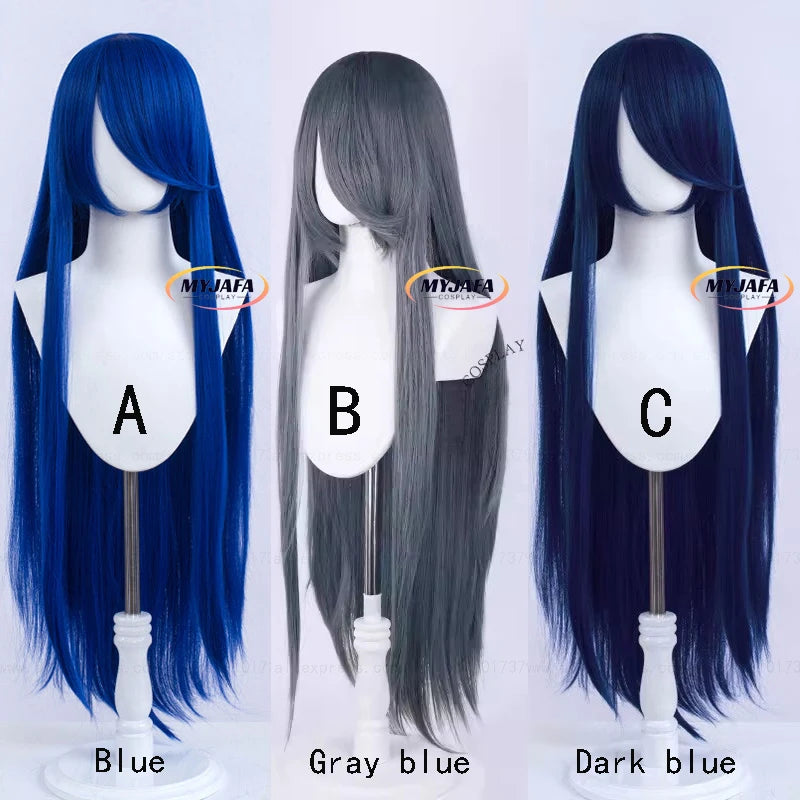 Peruca Longa 100cm – Cores Sólidas | Alta Temperatura | Cosplay Premium + Wig Cap
