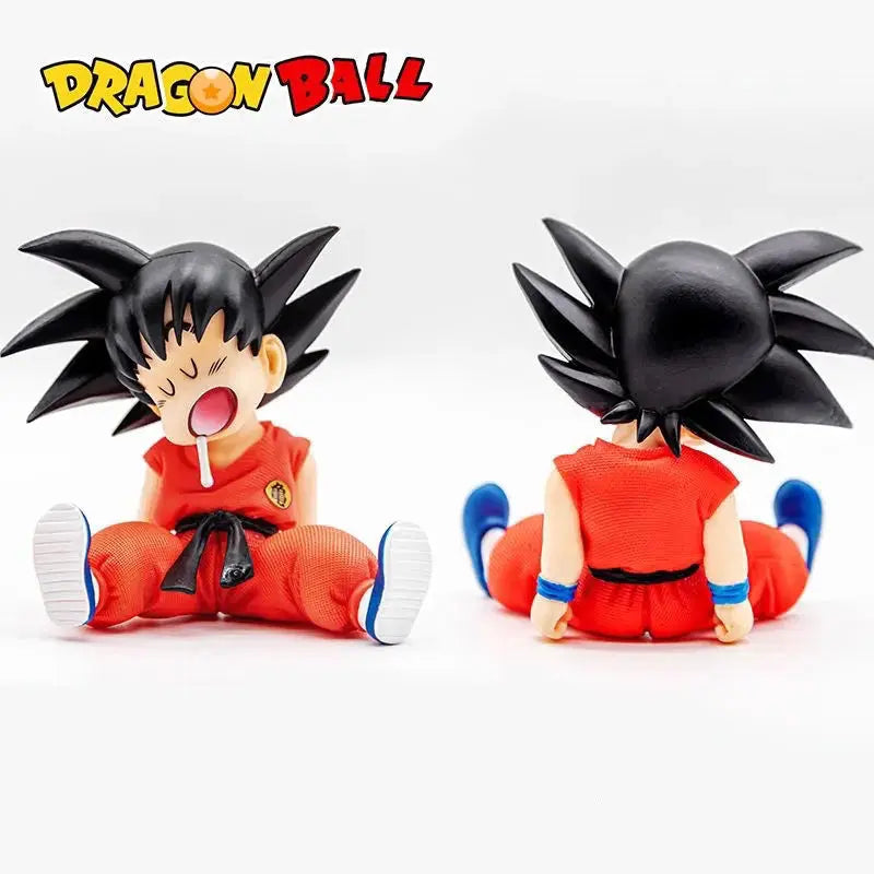 Dragon Ball Figure – 10cm Son Goku Super Saiyan Q Version, PVC Colecionável
