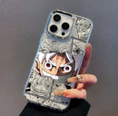 Case One Piece – Luffy Transparent Black Edition para iPhone | Estilo Premium & Proteção Leve