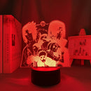 Luminária 3D LED Naruto Uzumaki – Time 7 (Sasuke, Kakashi, Naruto)