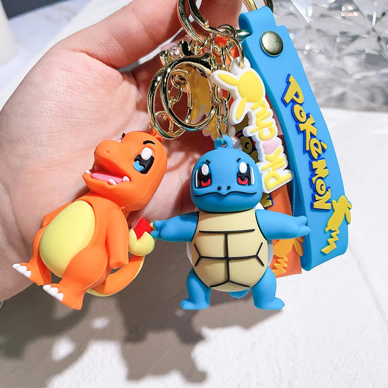 Chaveiro Pokémon Pikachu & Amigos Kawaii – Anime Backpack Charm