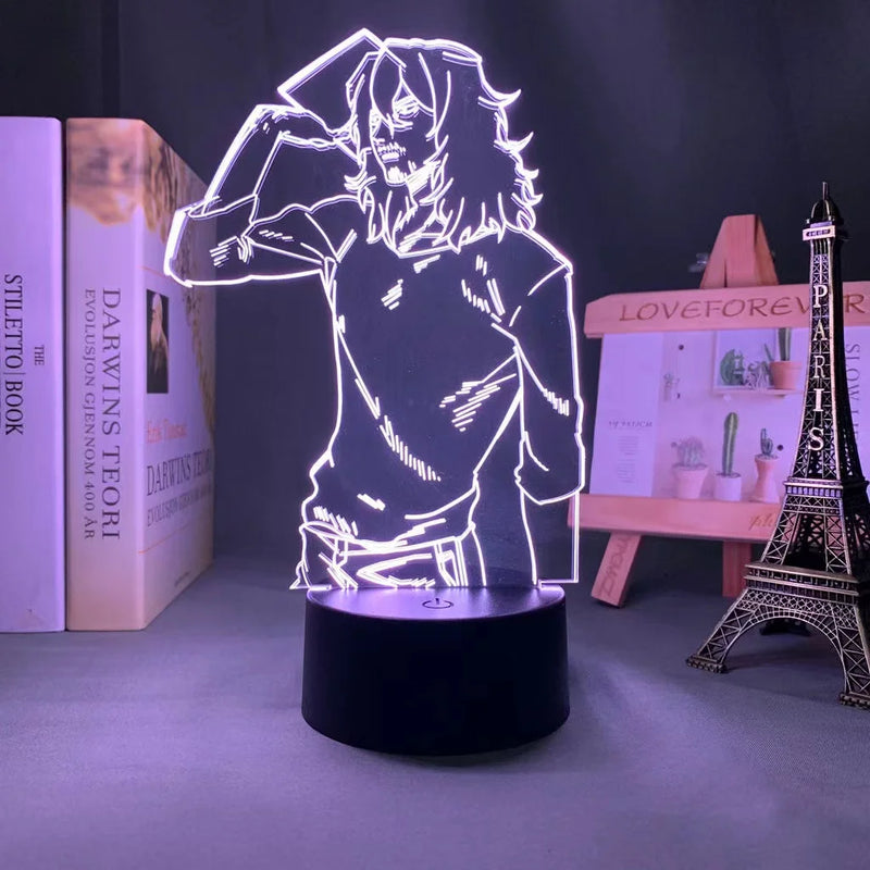 Luminária 3D LED My Hero Academia