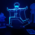 Luminária 3D LED Jujutsu Kaisen – Gojo, Sukuna e Megumi