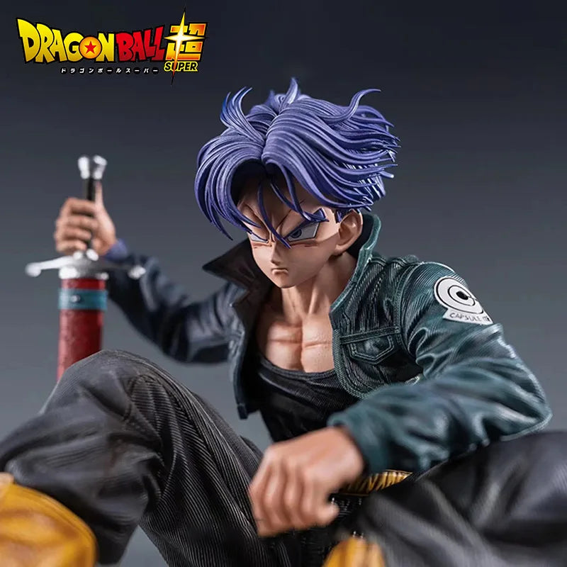Dragon Ball Figure – 10cm Trunks Super Saiyan, PVC Colecionável