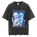 Camiseta Oversized Hunter×Hunter Kurapika Estilo Streetwear Vintage Unissex