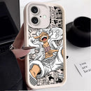 Case One Piece – Silicone Luxo Premium para iPhone | Estilo Anime & Proteção Suave