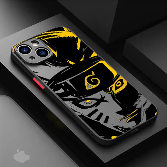 Case Naruto – Edição Matte Soft para iPhone | Estilo Ninja & Proteção Premium