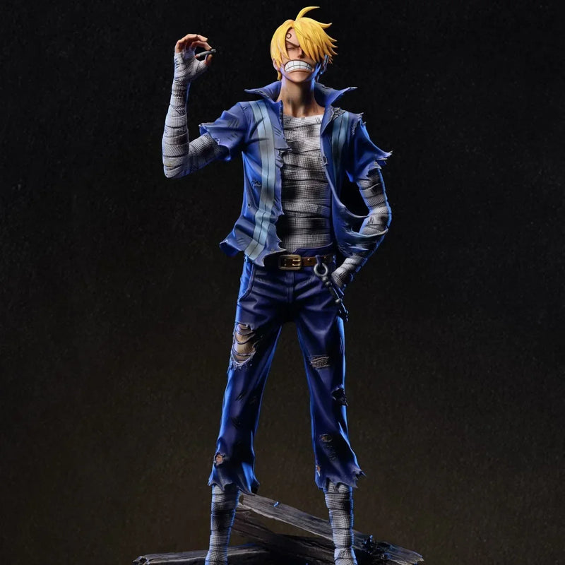 One Piece Figure – 30cm Roronoa Zoro & Vinsmoke Sanji, PVC Colecionável