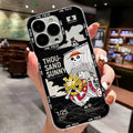 Case One Piece – Luffy Logo Transparente para iPhone | TPU Premium & Estilo Minimalista