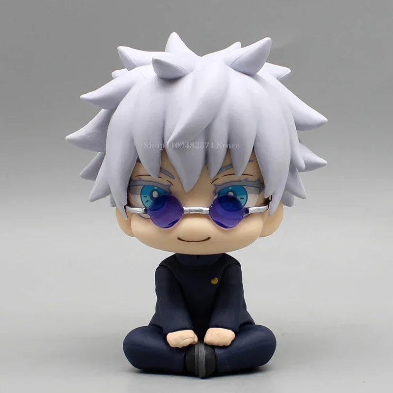 Jujutsu Kaisen Figures – Megumi, Nanami, Gojo & Toji, PVC Colecionável