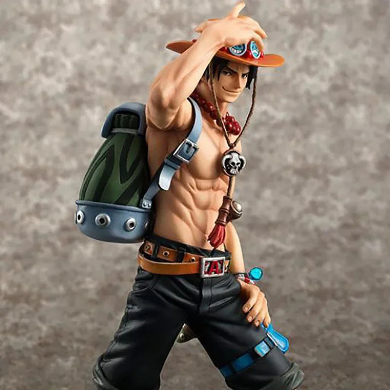 One Piece DX10th – Fire Fist Ace e Luffy, Figures Colecionáveis de PVC