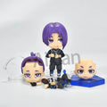Blue Lock Figures – Aixlan, Mikage, Rin, Isagi, Action Figures PVC Colecionáveis