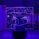 Luminária 3D LED Naruto – Minato Namikaze (Relâmpago Amarelo de Konoha)