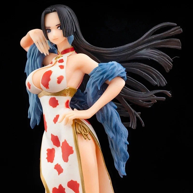 One Piece Figure – 22cm Boa Hancock Cheongsam, PVC Colecionável