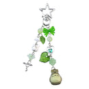 Pingente Kawaii – Corrente Azul com Mascote Soot Sprite (Anime Totoro)