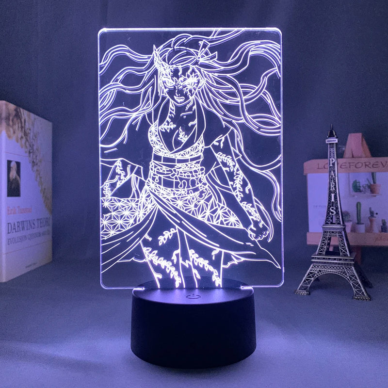 Demon Slayer 3D LED Glowing Acrylic Stand – Kamado Tanjirou & Nezuko