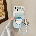 Case Chiikawa – Carteira + Cordão | Estilo Kawaii & Funcionalidade Premium para iPhone