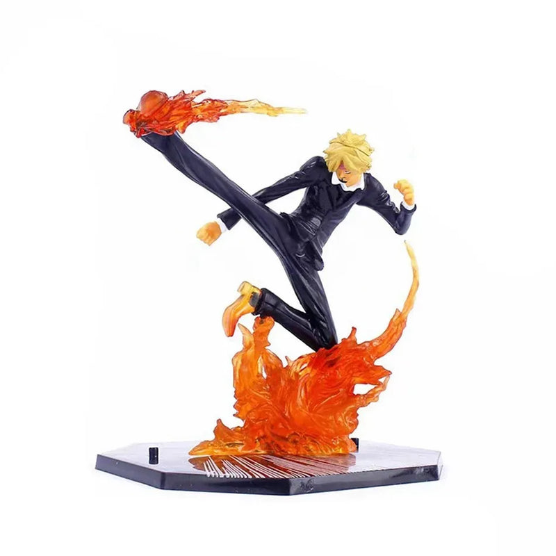 One Piece Figure – 18cm Luffy & Zoro, Three-Blade Sa-Maximum, PVC Colecionável