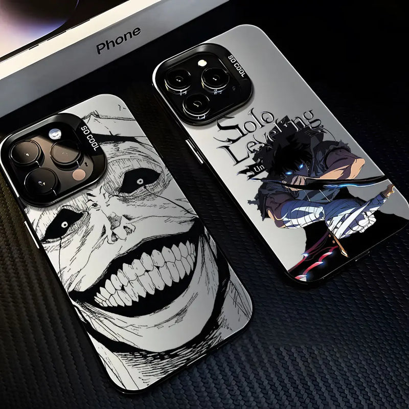 Case Solo Leveling – Edição Matte Premium para iPhone | Estilo Gamer & Proteção Reforçada