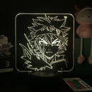 Luminária 3D LED Black Clover – Asta