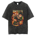 Camiseta Oversized Hunter×Hunter Kurapika Estilo Streetwear Vintage Unissex