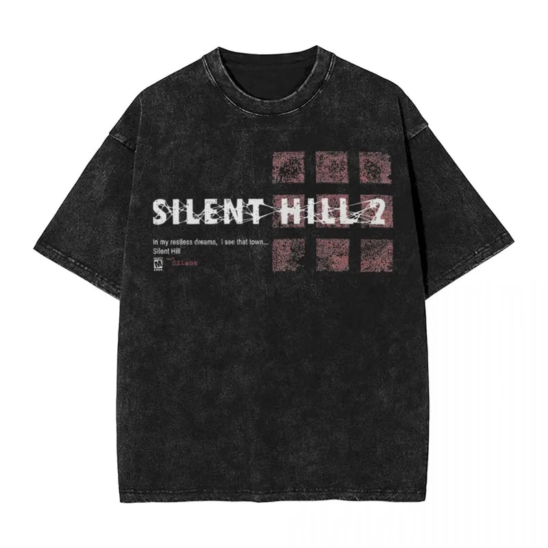 Camiseta Silent Hill Heaven’s Night – Estilo Streetwear Vintage Unissex | Estampa de Terror e Jogo Clássico