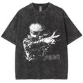 Camiseta Jujutsu Kaisen Gojo Satoru Estilo Vintage Unissex