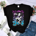 Camiseta Feminina Demon Slayer Nezuko & Tanjirou Estilo Manga Anime