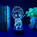 Demon Slayer 3D LED Glowing Acrylic Stand – Kamado Tanjirou & Nezuko