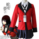 Cosplay Yumeko Jabami Kakegurui – Uniforme Escolar JK Feminino Completo | Fantasia Anime Halloween e Festas