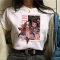 Camiseta Feminina Demon Slayer Nezuko & Tanjirou Estilo Manga Anime