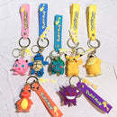 Chaveiro Pokémon Pikachu & Amigos Kawaii – Anime Backpack Charm