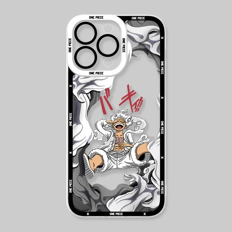 Case One Piece – Clear Silicone Shockproof para iPhone | Transparente, Estilosa & Resistente