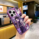 Case Demon Slayer – Silicone Matte Shockproof para iPhone | Estilo Anime & Proteção Reforçada