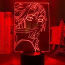 Luminária 3D LED My Hero Academia