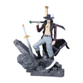 One Piece Figure – 14cm Dracule Mihawk Top Decisive Battle, PVC Colecionável